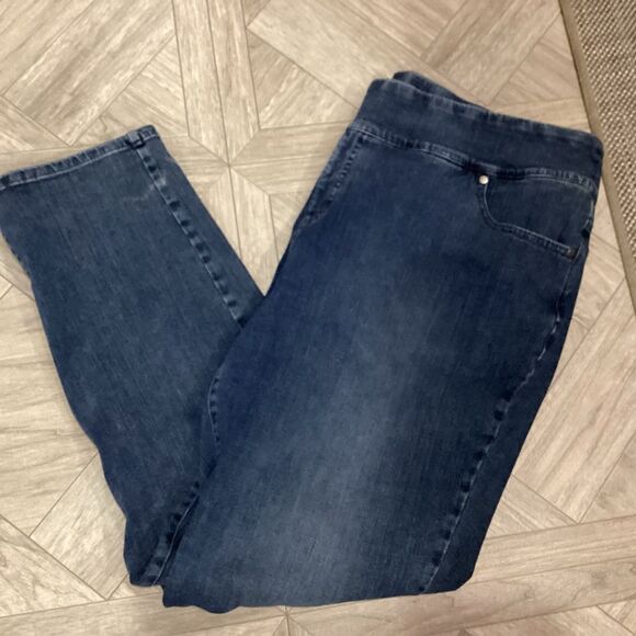 NWOT CJ banks Brand Women’s Stretch Denim 22W Leggings - Picture 1 of 13